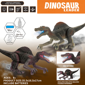Giocattoli Lucky Toys per Bambini, Dinosauro Spinosauro Telecomandato con Luce Indicatrice, Funzioni di Inseguimento, Spruzzo e Ruggito, Versione Migliorata - Product Image 3