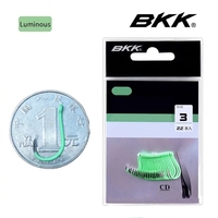 Hameçons de pêche OEM personnalisés en acier à haute teneur en carbone, lumineux, type pieuvre, à simple hameçon, à ardillon décalé, avec anneau, pour la pêche nocturne en eau salée
