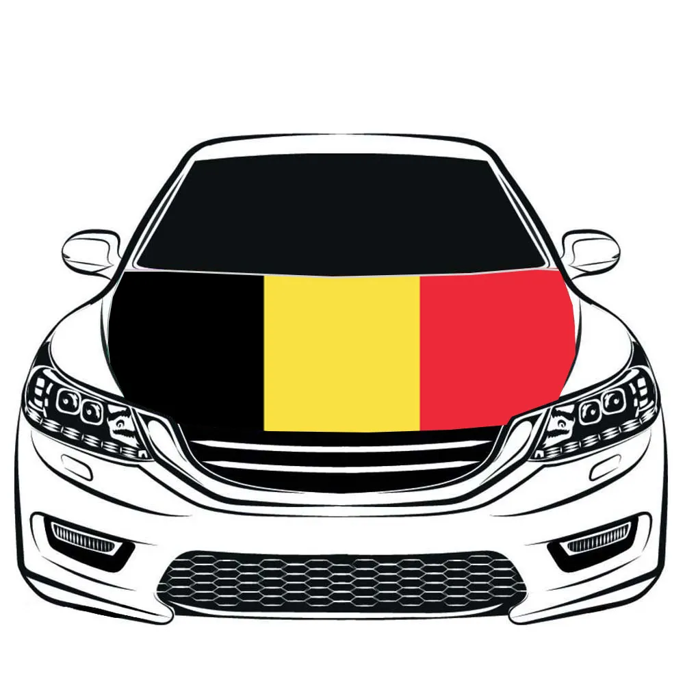 spandex Custom Belgium car hood flag