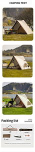 Vente directe d'usine, tente de camping automatique triangulaire quatre saisons en Oxford, abri de plage portable avec protection UV - Product Image 4