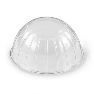 Tapa de PET Transparente de 80 mm de Diámetro, 3 mm de Grosor, Forma Redonda, para Bebidas, Tapa de PET al por Mayor para Vasos y Copas - Product Image 1