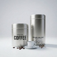 Boîtes hermétiques de 30 grammes pour matcha, de couleur rose, avec couvercle à vis gaufré — Emballage en boîte métallique pour