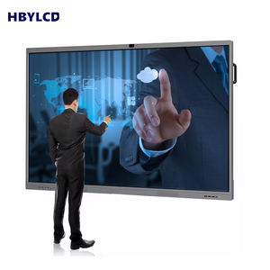 Tableau blanc interactif intelligent 4K tactile LCD <span class=keywords><strong>de</strong></span> 85 pouces pour salle <span class=keywords><strong>de</strong></span> classe/salle <span class=keywords><strong>de</strong></span> réunion - Product Image 1