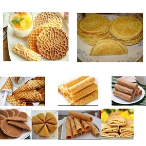 เครื่องทําม้วนเค้กไข่ออตโนมัติเต็มรูปแบบสายการผลิตเครื่องทําเวเฟอร์โคนไอศกรีม - Product Image 6