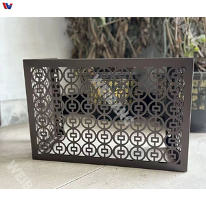 Panneau d'intimité en aluminium découpé au laser sur mesure, revêtement poudré, écran décoratif de jardin, séparateur extérieur - Product Image 6