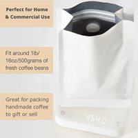 Personnalisé pas cher impression numérique feuille d'aluminium fruits secs café alimentaire pochettes d'emballage en plastique sacs de café 1000 g