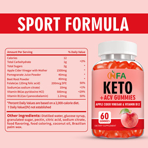 Factory Direct Sale Keto Acv Gummies Help With Detoxification Strengthen Digestive System Gummies - Product Image 2