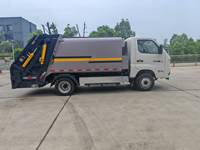 Camion à ordures électrique compact FOTON, équipé de batteries de haute qualité pour le transport des déchets