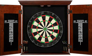 خزانات جدارية مخصصة LED Dartboard صندوق MDF للبالغين-لجميع المواسم-لألعاب السهام الشتوية والربيعية والصيفية والخريفية - Product Image 5