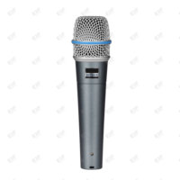 Kit de microphones de batterie DMK7 7 pièces pour grosse caisse, caisse claire, tom et micro de plafond, pour enregistrement live et studio, avec étui de transport en aluminium