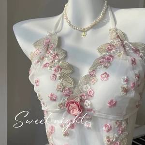 Mignonne fille uniforme Satin <span class=keywords><strong>Sexy</strong></span> chemise de nuit <span class=keywords><strong>costume</strong></span> brodé voile de mariée moelleux princesse jupe contrôle de la lumière niveau tissage non tissé - Product Image 2