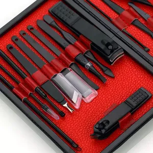Set <span class=keywords><strong>de</strong></span> Manicura Profesional <span class=keywords><strong>de</strong></span> 18 Piezas, <span class=keywords><strong>Pinzas</strong></span>/Cortauñas/Cortador <span class=keywords><strong>de</strong></span> <span class=keywords><strong>Uñas</strong></span> Curvos <span class=keywords><strong>de</strong></span> Acero Inoxidable con Apertura <span class=keywords><strong>de</strong></span> Mandíbula Ancha <span class=keywords><strong>para</strong></span> el Cuidado Personal <span class=keywords><strong>de</strong></span> Dedos <span class=keywords><strong>de</strong></span> Manos y <span class=keywords><strong>Pies</strong></span> - Product Image 3