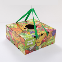 Boîte mystère Blox Fruits avec codes, boîte en carton ondulé colorée pour fruits et légumes frais
