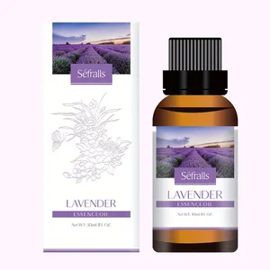 ODM OEM Lavender Essential Oil Moisturizing Smoothing Massage Head Face And Body Label Custom