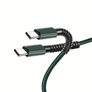 Nylon Charger Cable <b>Type</b> <b>C</b>-<b>Type</b> <b>C</b> Cable 20W Fast Charging <b>USB</b>-<b>C</b> Data Cable for Smart Phones - Product Image 6