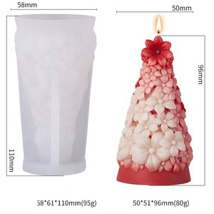 Nouvelles idées pour un moule à bougie en silicone 3D en forme <span class=keywords><strong>de</strong></span> <span class=keywords><strong>sapin</strong></span> <span class=keywords><strong>de</strong></span> Noël pour la fabrication <span class=keywords><strong>de</strong></span> bougies aromatiques en cire DIY, moule à savon, décoration intérieure - Product Image 6