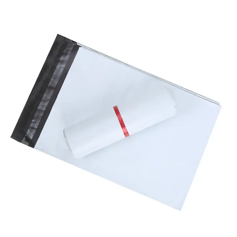 White Poly Recycled Mailer Courier Bags For Packaging Express Shipping Mailing Bag