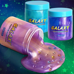 Perfect Kraft Galaxy Slime for Kids, Premade Space Slime Pack Toy for Children Slime <b>Kit</b> With Neon,Metallic Fun Craft Party Gift - Product Image 5