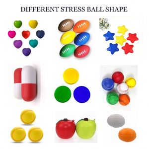 Custom Logo Stress Relief Non Toxic <b>Squeeze</b> <b>Balls</b> Colorful Foam <b>Balls</b> Hand 6.3cm Round <b>Ball</b> Exercise <b>Squeeze</b> Toys for Kids - Product Image 5