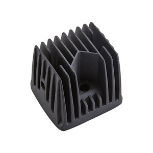 Top Cup Metal Heat Sink Die Casting Custom Size Black Aluminum Alloy For LED Lighting Accessories - Product Image 2