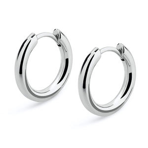 Pendientes de Aro S925 Hipoalergénicos de Plata de Ley Chapados en Oro de 14K para Mujer, 15mm, Joyería para Perforaciones, Regalo de Navidad o Cumpleaños, Pendientes para Hombre - Product Image 1