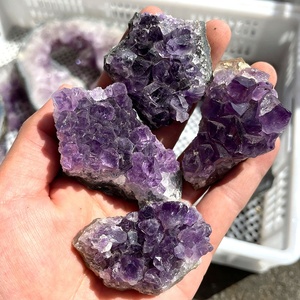 Bán Sỉ Đá Thạch Anh Tím Pha Lê Tự Nhiên Cây Đũa Phép Đá Khoáng Chữa Lành Năng Lượng Điểm Đá Cụm Pha Lê Địa Kỹ Thuật Trang Trí Nhà Cửa - Product Image 3