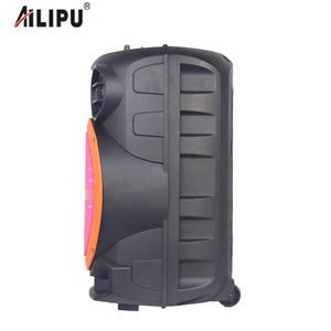 Караоке-набор KTV, 12 дюймов, сабвуфер, низкая цена, для вечеринок, голосовая музыкальная лампа, <span class=keywords><strong>Dj</strong></span> бас, Домашнее аудио, портативный динамик на колесиках с микрофоном - Product Image 4