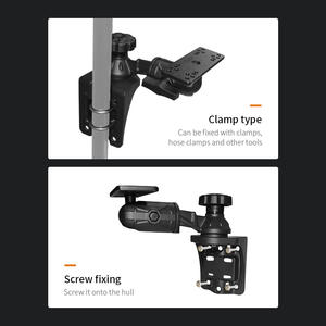 VINmounts Soporte Horizontal de Aluminio Completo con Brazo Oscilante de 7.32" para Sondas de Pesca y ChartplottersVIN-TYQ-HB-04 - Product Image 6