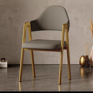 <span class=keywords><strong>Silla</strong></span> <span class=keywords><strong>de</strong></span> Comedor Estilo Nórdico en Línea A <span class=keywords><strong>de</strong></span> Lujo Ligero, Taburete <span class=keywords><strong>de</strong></span> Escritorio Simple con <span class=keywords><strong>Respaldo</strong></span> <span class=keywords><strong>para</strong></span> Uso en el Hogar, Tienda <span class=keywords><strong>de</strong></span> Té con Leche, Restaurante - Hecha <span class=keywords><strong>de</strong></span> Metal y MDF - Product Image 2