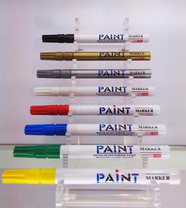 Marqueur permanent à encre huileuse laquée couleur argent doré - Product Image 2