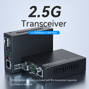 GIANTECH GT-411SFP 2.5G ตัวรับส่งสัญญาณไฟเบอร์ RJ45 100M/1G/1.25G/2.5G การเจรจาต่อรองอัตโนมัติแบบปรับได้ เครือข่ายฟูล/ฮาล์ฟดูเพล็กซ์ - Product Image 3
