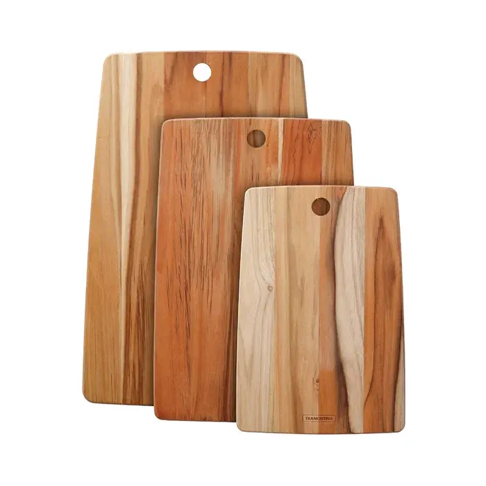 Planche à découper en bois de bambou de cuisine gravée de logo personnalisé d'artisanat planches à découper en bois disponibles à l'exportation