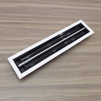 Diffuseur de grille d'air en PVC à fente linéaire en plastique