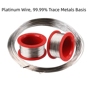 Fil de <span class=keywords><strong>Platine</strong></span> à 99,99 % de Métaux Traces pour Capteurs, Catalyse, Croissance des Cristaux, Contacts Électriques, Biomedicale - Prix Fabricant - Product Image 5