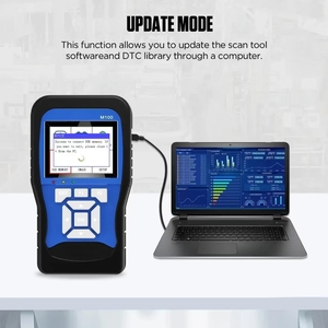 Lancol M100 Scanner de diagnostic OBD2 Analyseur de moteur version anglaise pour voitures et motos Garantie 1 an - Product Image 5