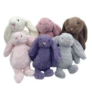 新设计复活节兔子毛绒玩具动物兔子娃娃毛绒兔子可爱兔子毛绒礼品 - Product Image 1