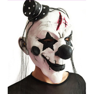 Máscara de Payaso Blanca de Látex, Duradera, para Fiestas, Kits de Decoración, Máscara de Halloween para Adultos - Product Image 3