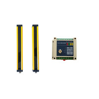 Haute qualité IP65 sécurité industrielle rideau lumineux capteurs de grille de mesure infrarouge étanche avec plage de mesure 0-3m