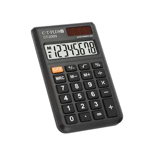 Small Mini Calculators Office Desktop Customized Logo Portable Calculadora Calculatrice Solar 8 Digits Pocket Mini Calculators