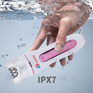 ANBOLIFE-Afeitadora eléctrica 5 en 1 para mujer, kit de depiladora recargable por USB, pantalla LED, cabezales de exfoliación para masaje - Product Image 2