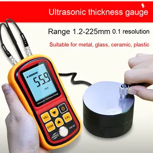 Jauge d'épaisseur numérique Portable GM100 testeur de plaque d'<span class=keywords><strong>acier</strong></span> métallique à ultrasons plastique ABS mesures en déplacement - Product Image 4