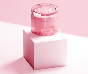 Pot en plastique acrylique rose 10g 30g 50g pour crème visage, soin de la peau, transparent, épais, double paroi, avec couvercle, pour cosmétiques - Product Image 5