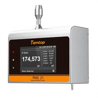 Compteur de particules à distance Tem PMS 21, machine de comptage de particules de haute précision pour l'inspection des salles blanches
