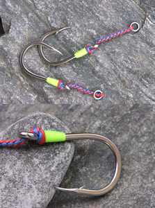 10 unids/lote Jig anzuelo de <span class=keywords><strong>pesca</strong></span> accesorios Jigs PE asistencia púas Acero inoxidable lento Jigging Anzuelos De <span class=keywords><strong>Pesca</strong></span> <span class=keywords><strong>Mar</strong></span> Tackle - Product Image 6