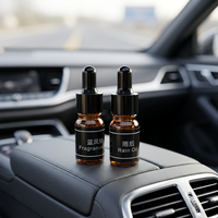 Flacons compte-gouttes en verre pour huiles essentielles 5 ml avec pipette, parfum naturel longue durée, design élégant et portable, forme personnalisable