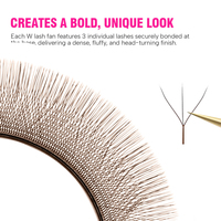 Extensions de cils synthétiques longs brun foncé faits à la main, naturels, sans cruauté, véganes, vente en gros, OEM, ODM, logo personnalisé, marque privée