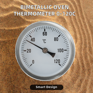Настраиваемый промышленный биметаллический термометр для гриля, 0-120, Цельсия, поддержка OEM & ODM, температурные инструменты - Product Image 2