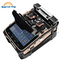 Mesin Fusion Splicer Signalfire AI-12 6 Motor Core Alignment Peralatan Serat Optik Kabel Patch Cord untuk FTTH