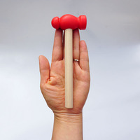 Marteaux jouets, marteaux en bois, faux outils d'entretien en plastique de simulation pour fournitures de fête d'anniversaire