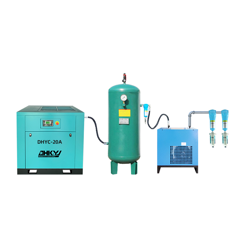 Конкурентоспособная цена, воздушный компрессор 15 кВт/20 л.с./8 бар, промышленные винтовые воздушные компрессоры с баком и осушителем воздуха